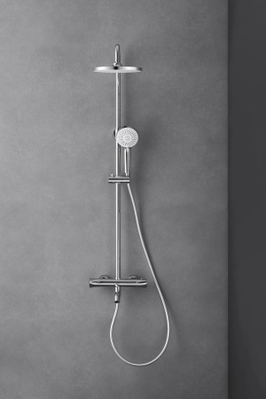 Душевая система с изливом Arrow AMG13SH848U1 хром